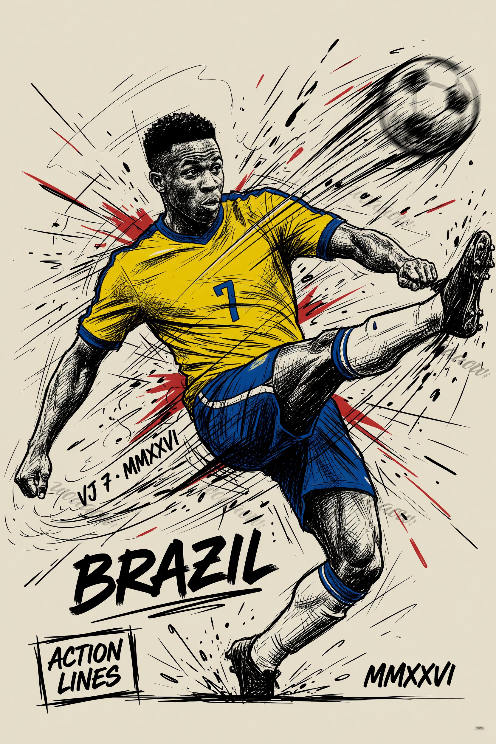 Brazil No. 7 — Volley