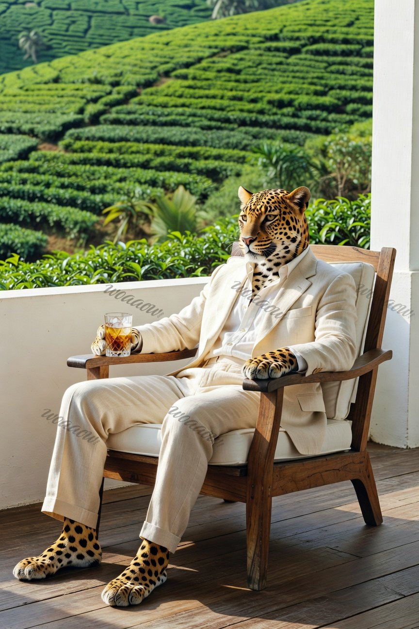 Leopard Over the Tea