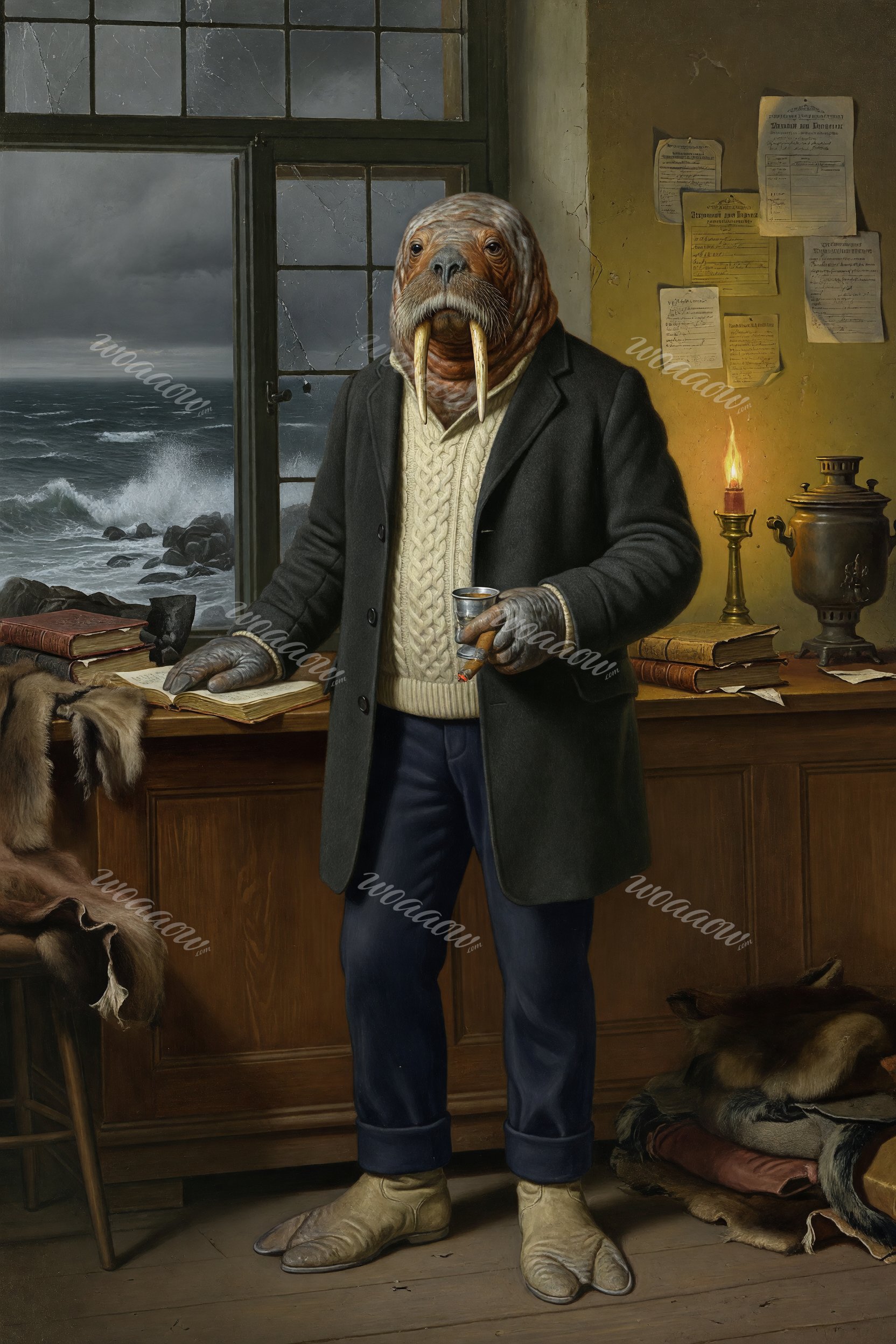 Walrus by the Storm