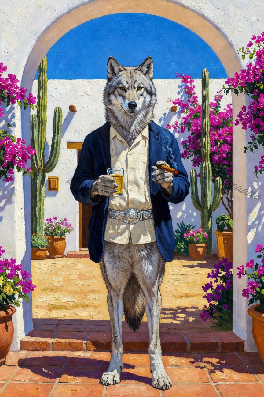 Wolf Under the Arch