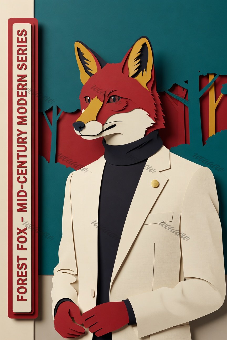 Fox in an Ivory Jacket