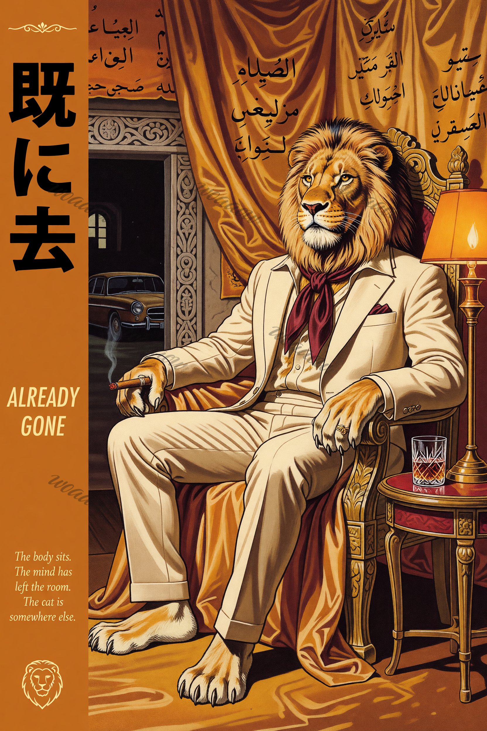 Lion in the Gold Room