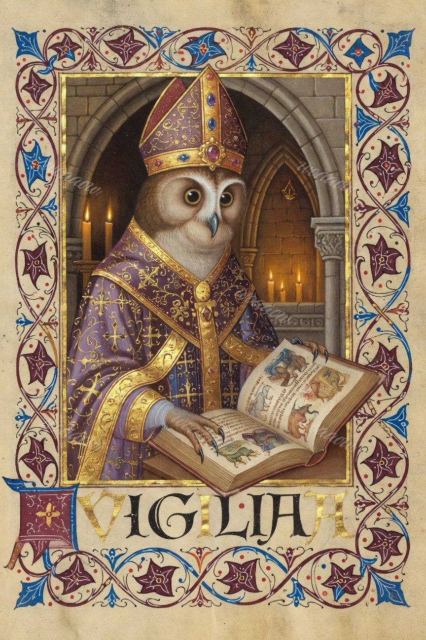 Owl in the Mitre