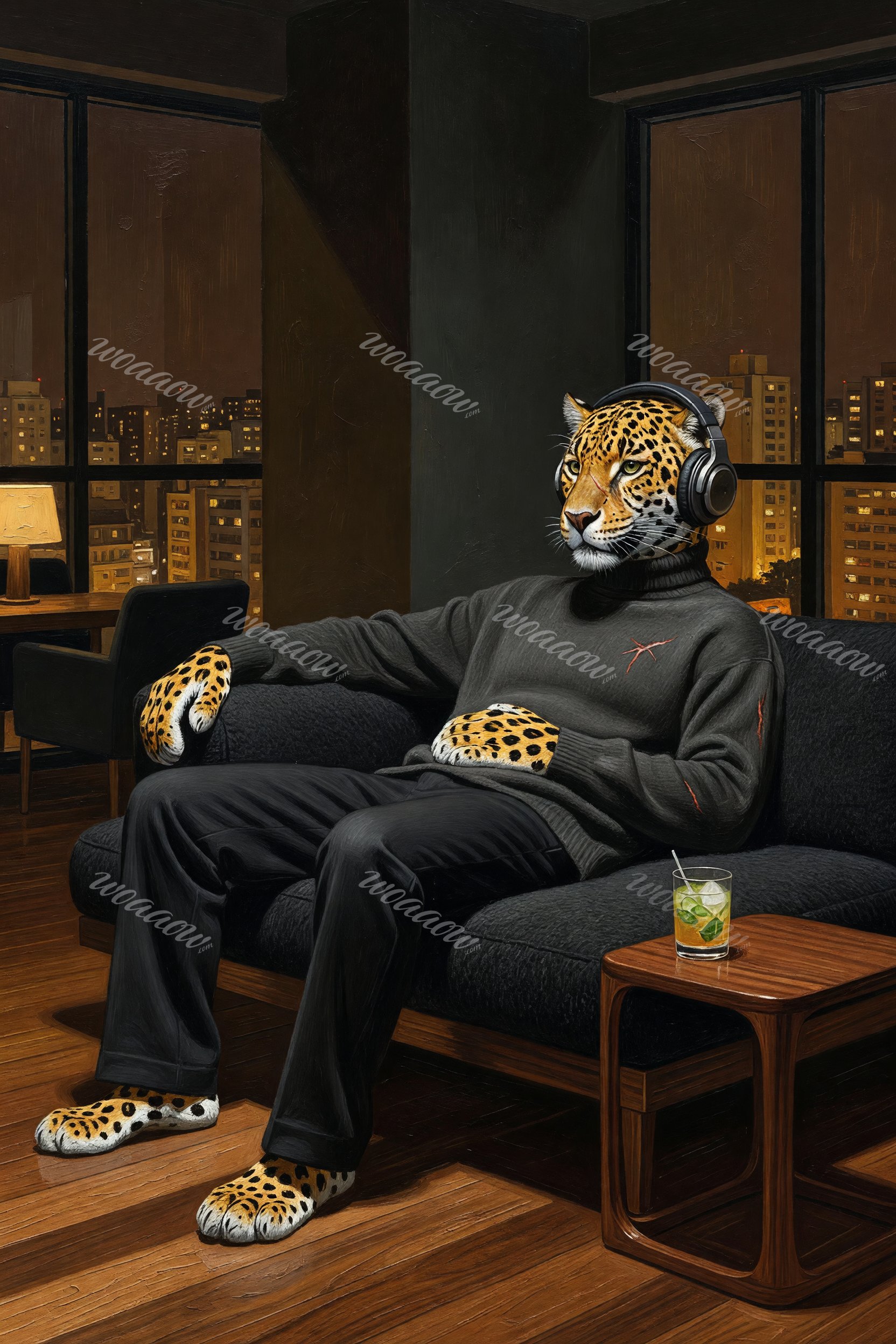 Jaguar on the Sofa