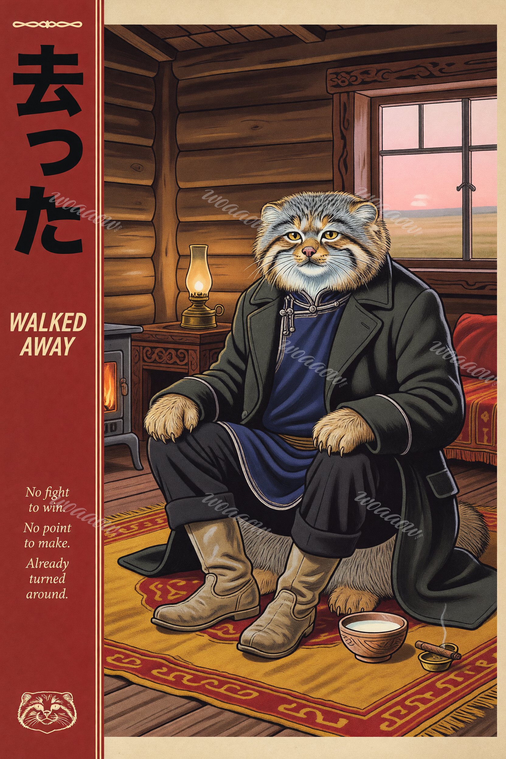 Manul by the Stove