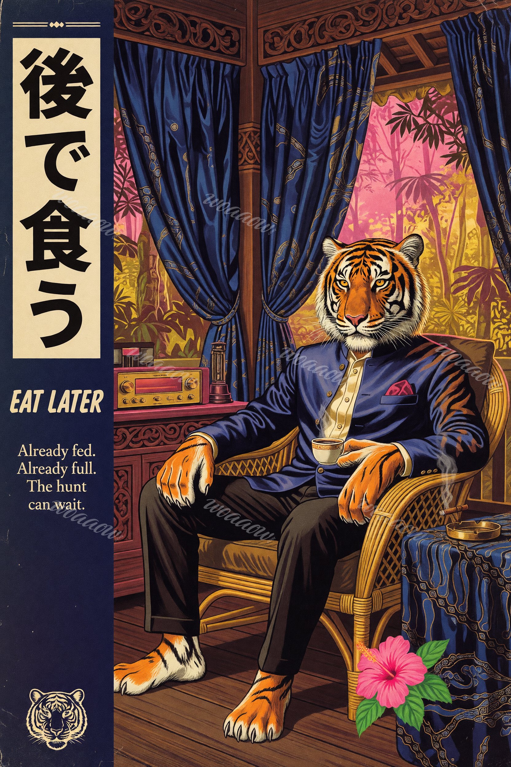 Tiger in the Chair