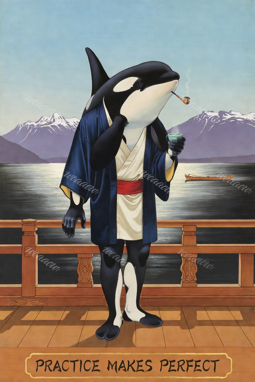 Orca with a Pipe
