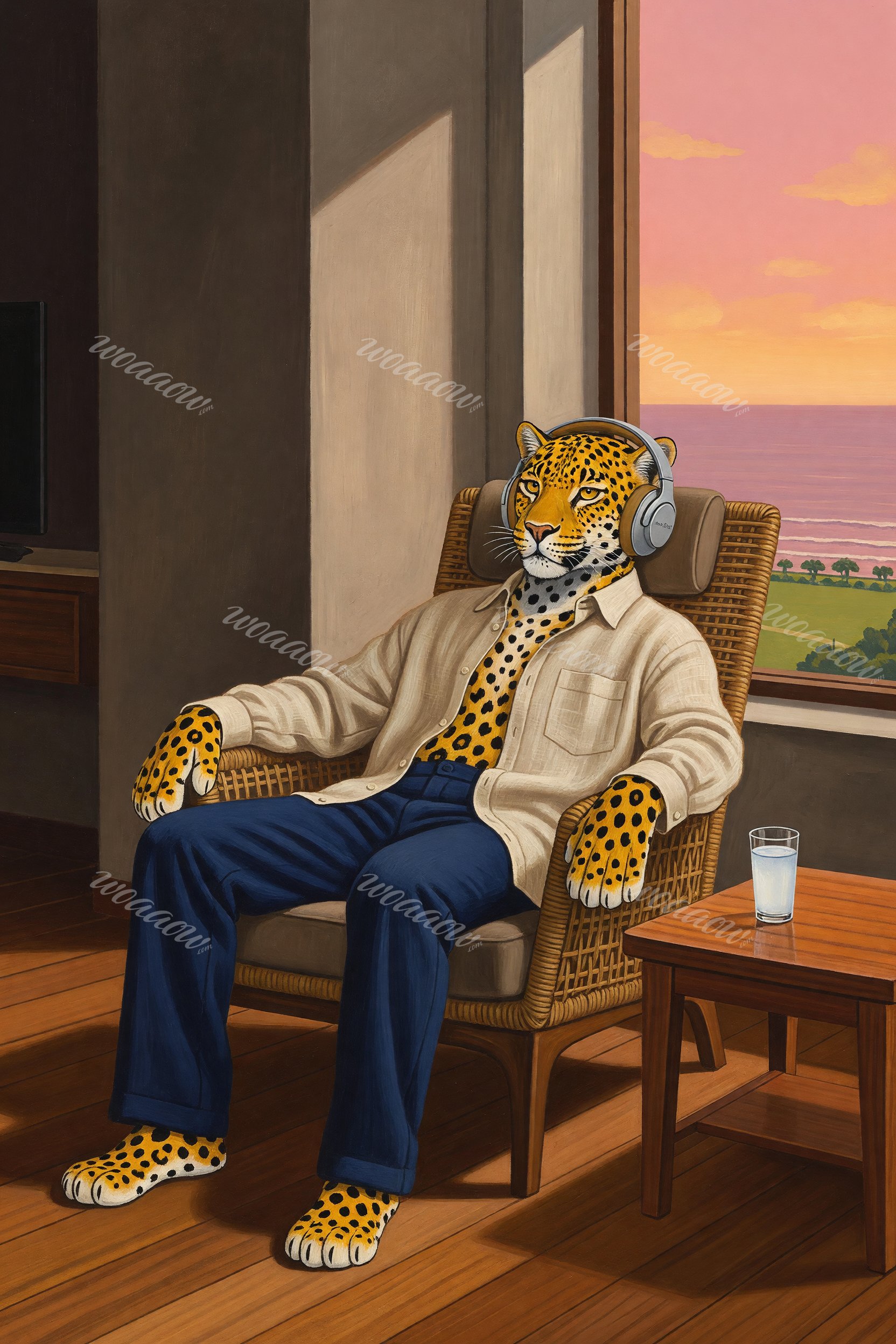 Leopard at Dusk