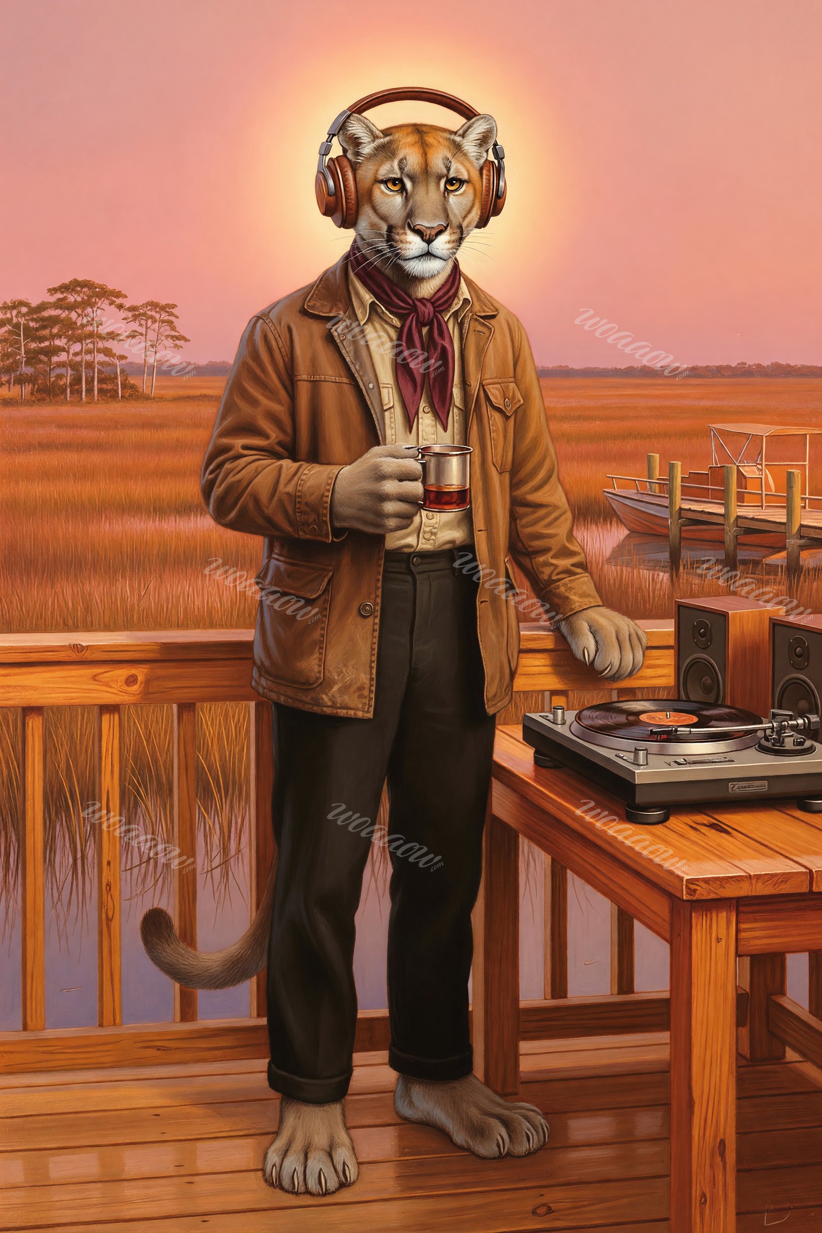 Cougar on the Decks