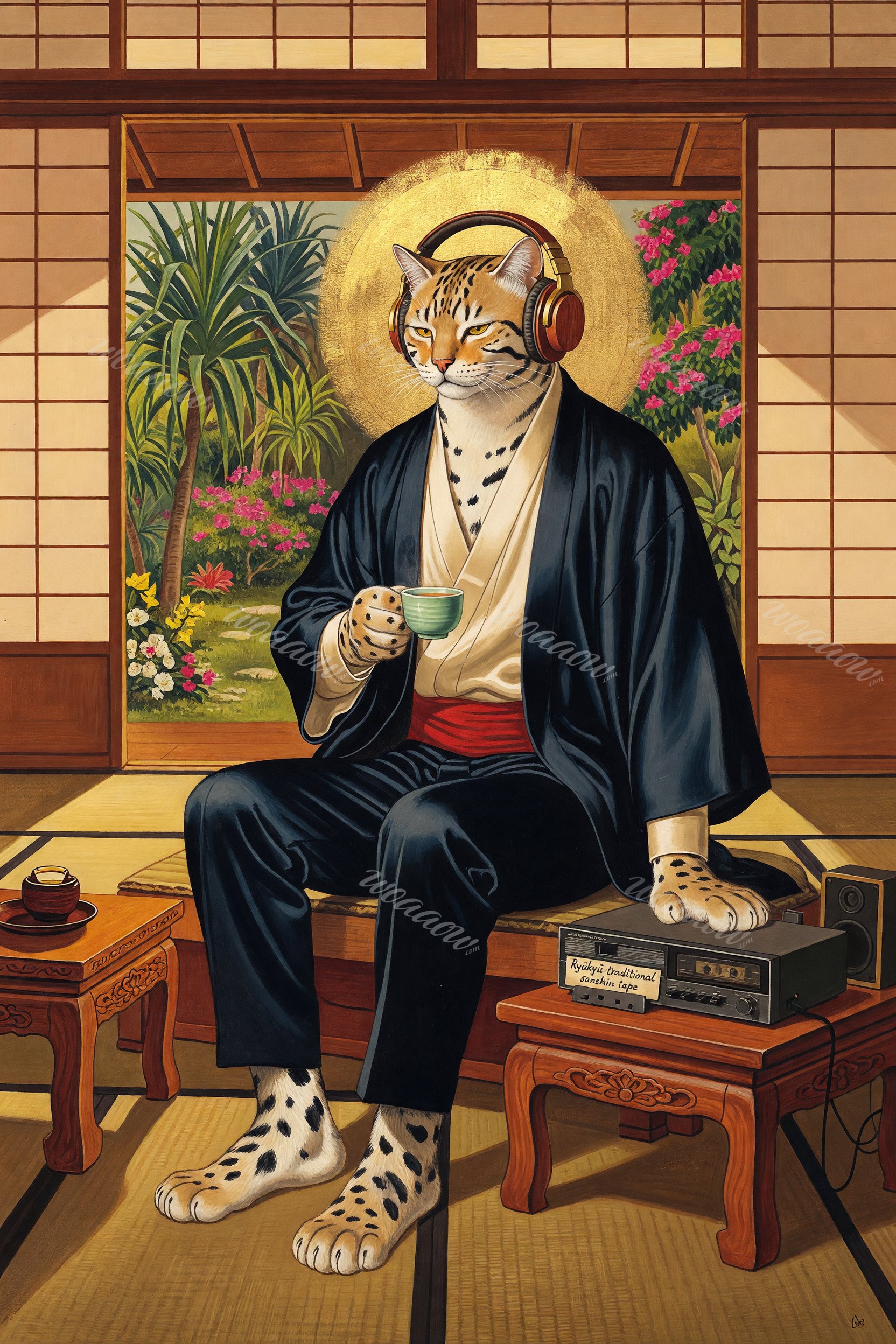 Spotted Cat at Tea