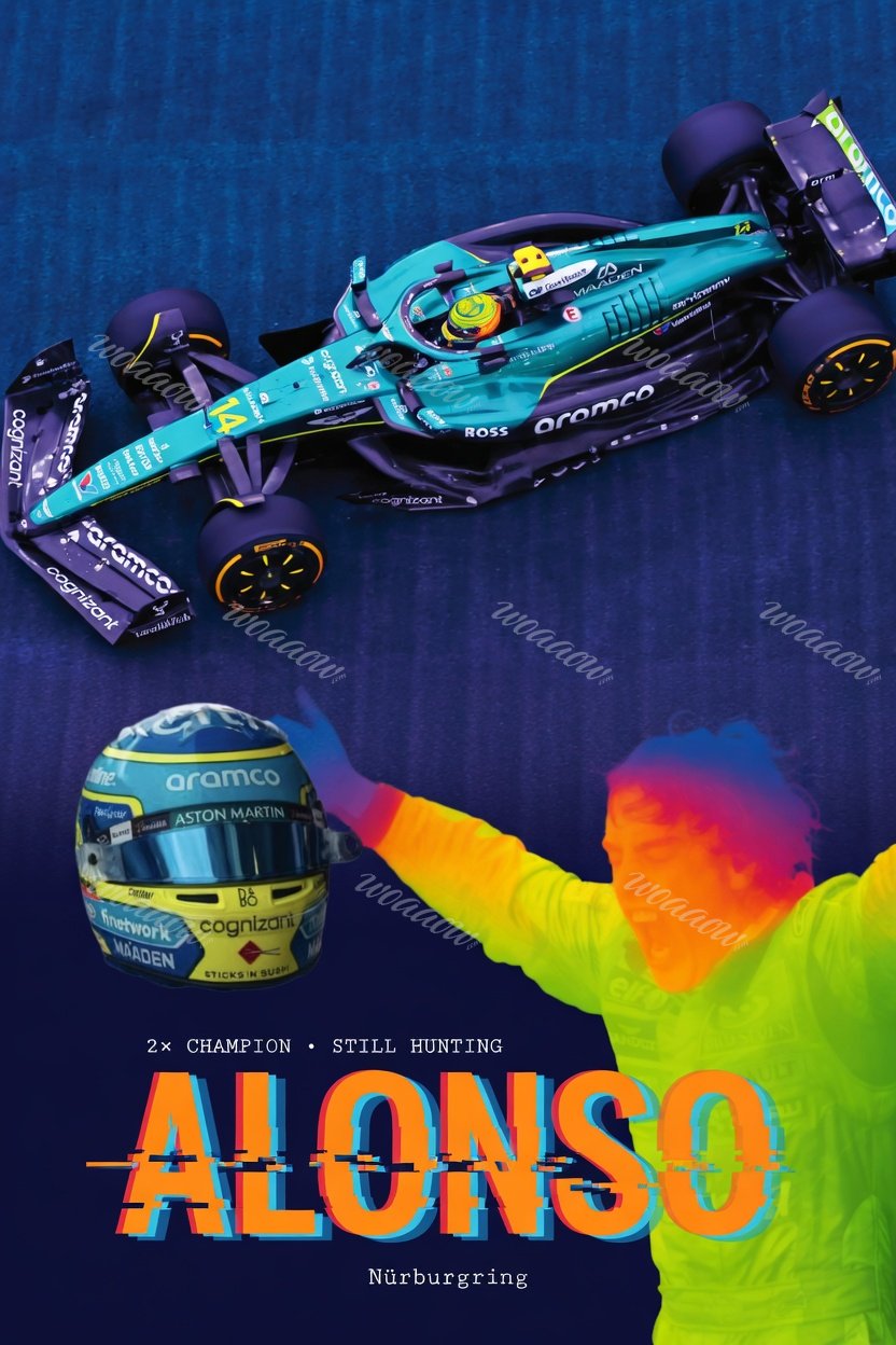 Alonso at the Nürburgring