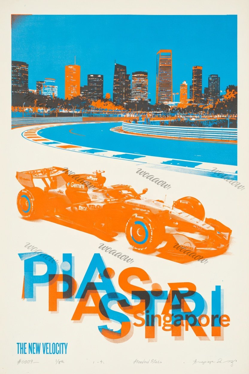Flat Orange, Blue City