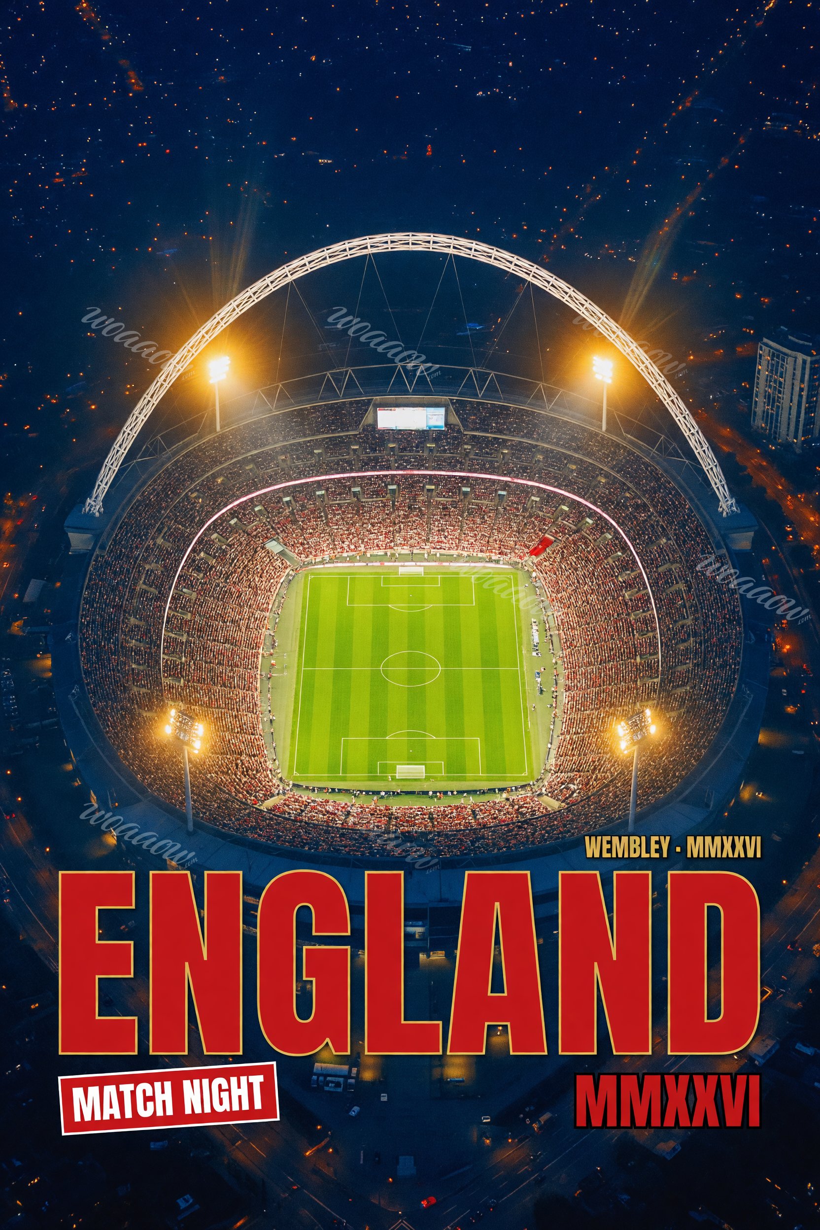 Wembley on Match Night