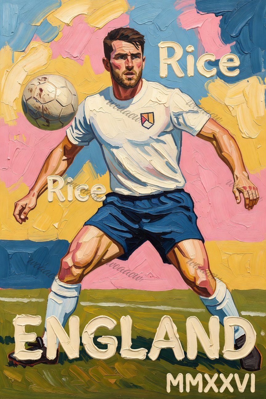 Rice on Thick Paint