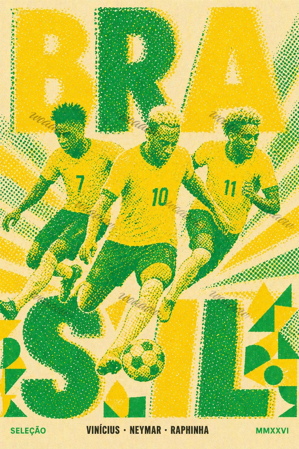 Halftone Brasil Run