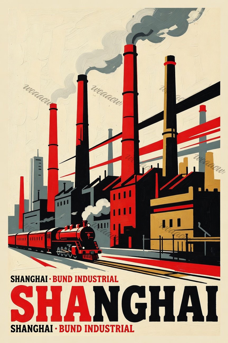 Chimneys and the Train