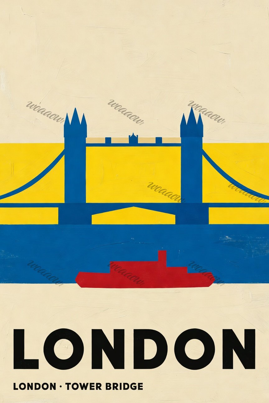 Tower Bridge, Red Boat