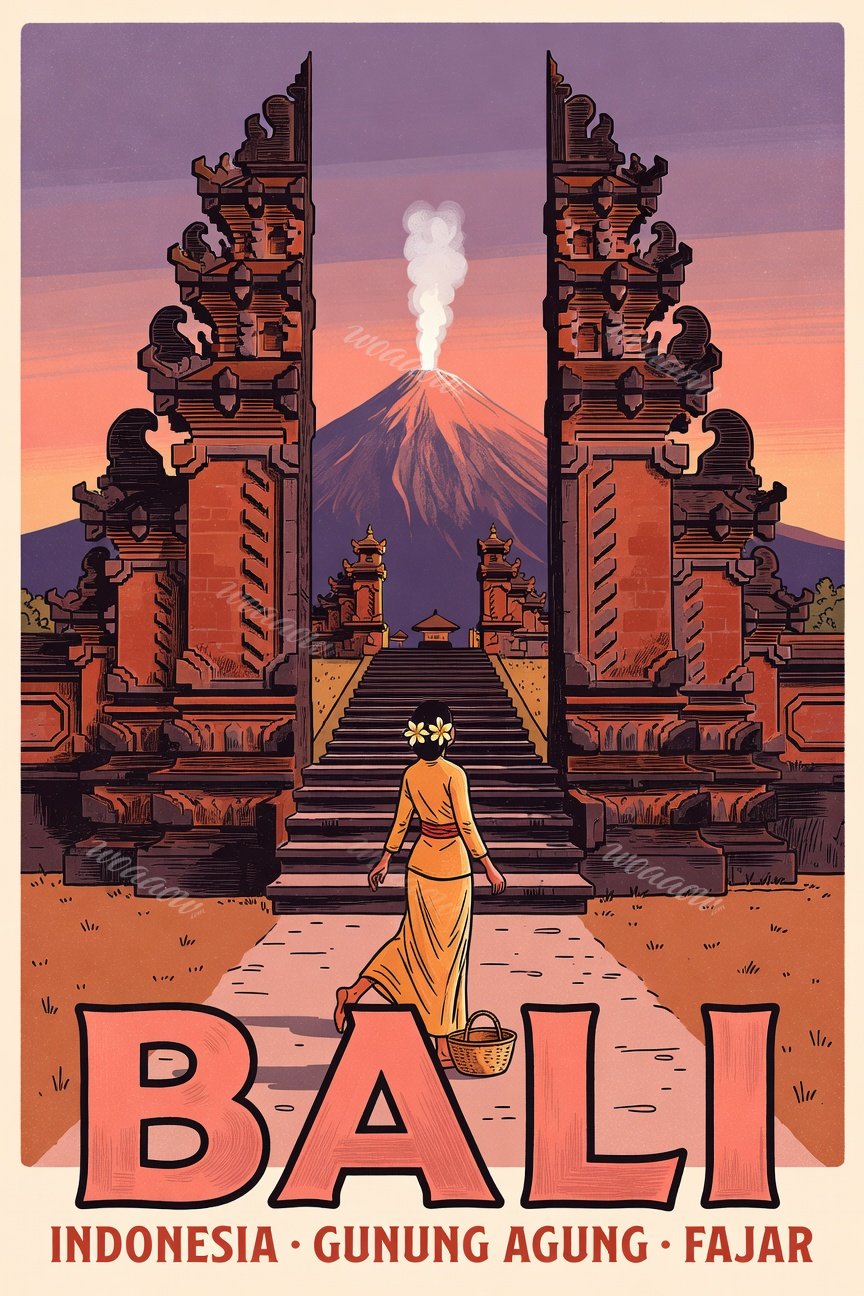 Gates Facing the Volcano