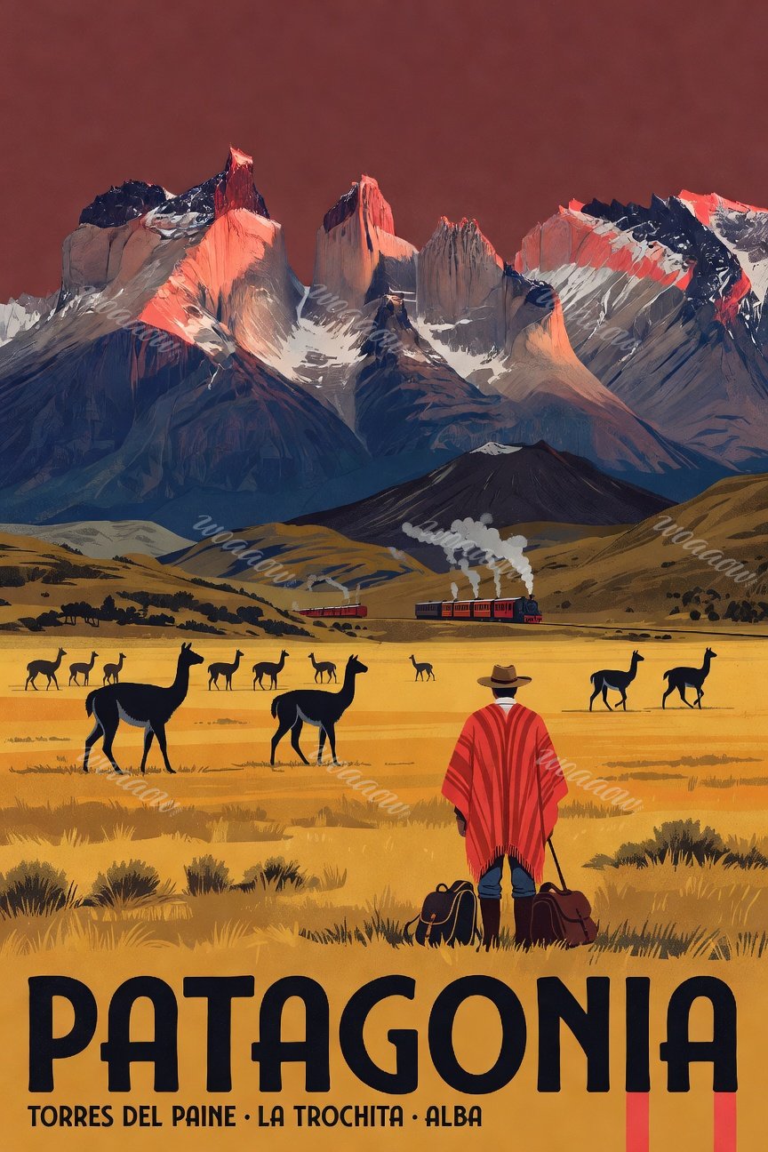 Poncho and the Guanacos