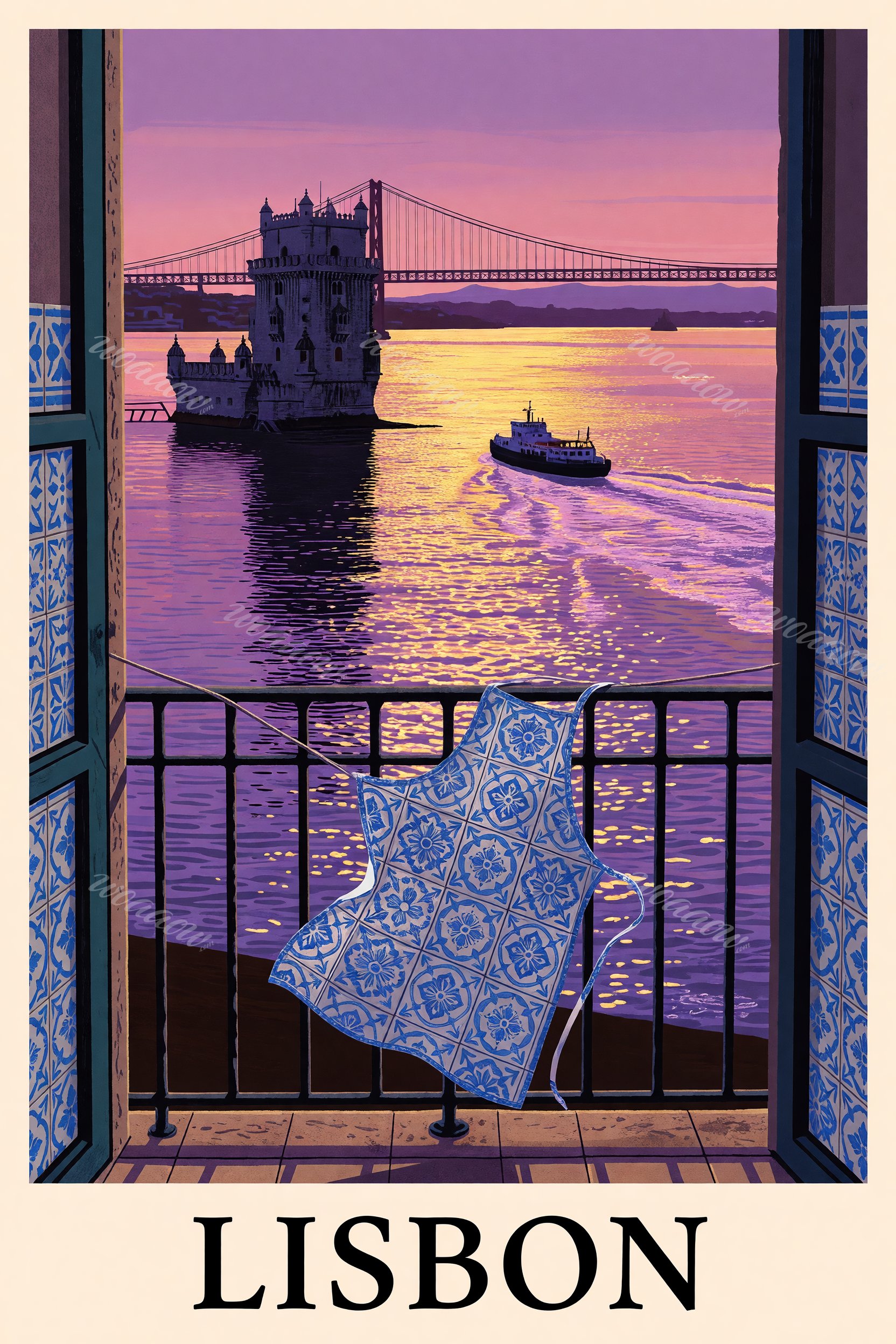 Cloth on the Balcony