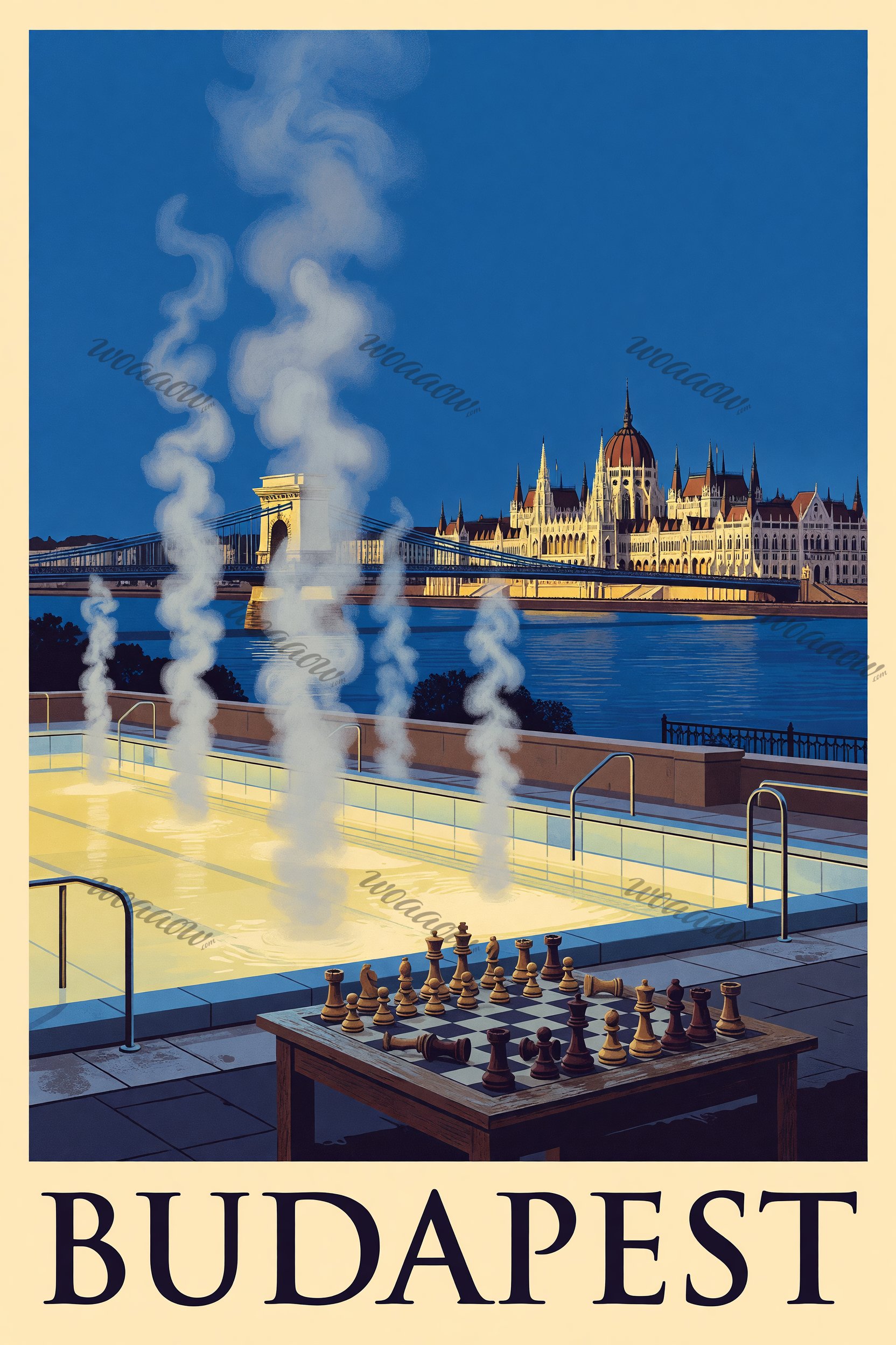 Steam Above the Pool