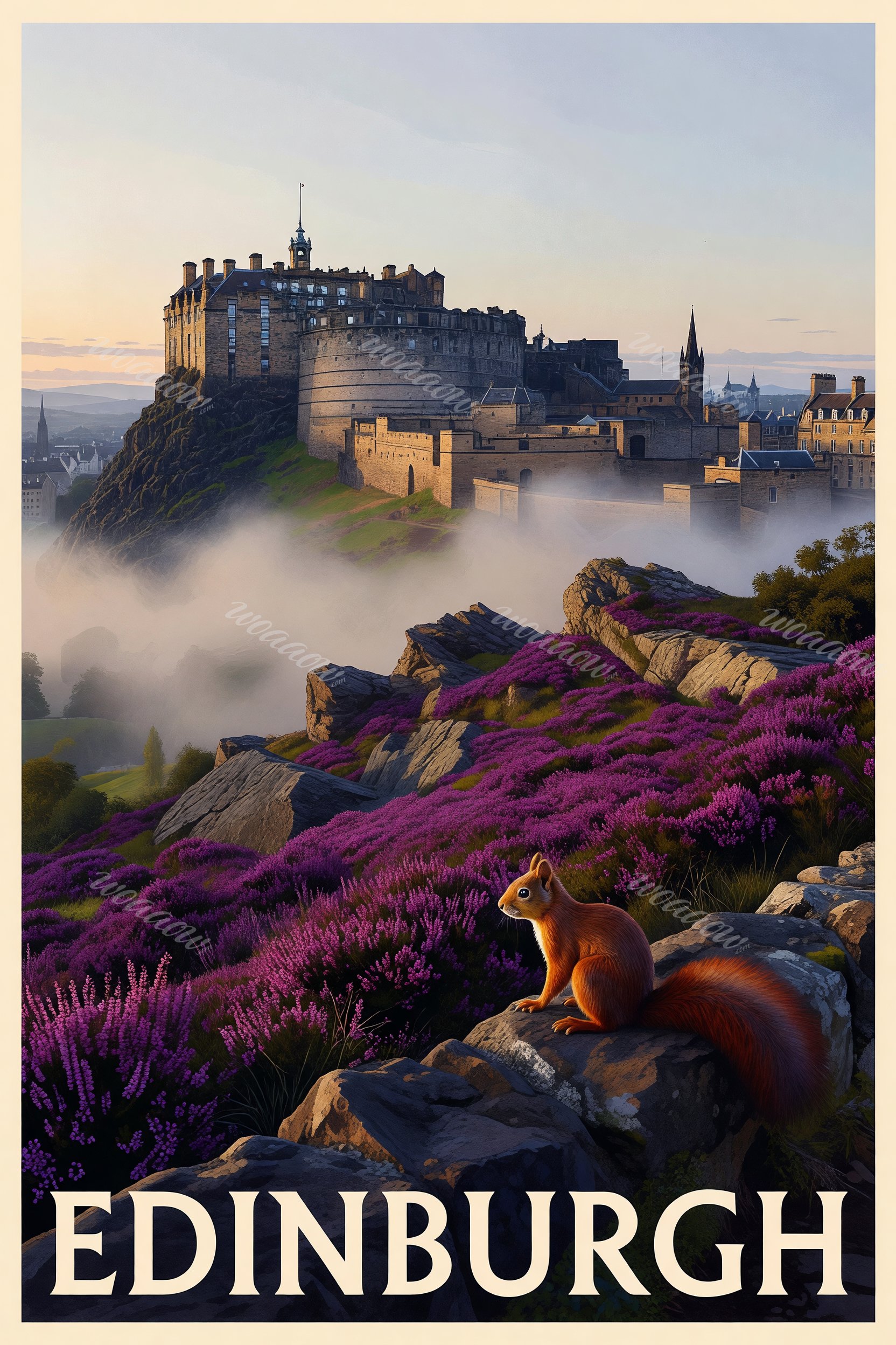 Squirrel in the Heather