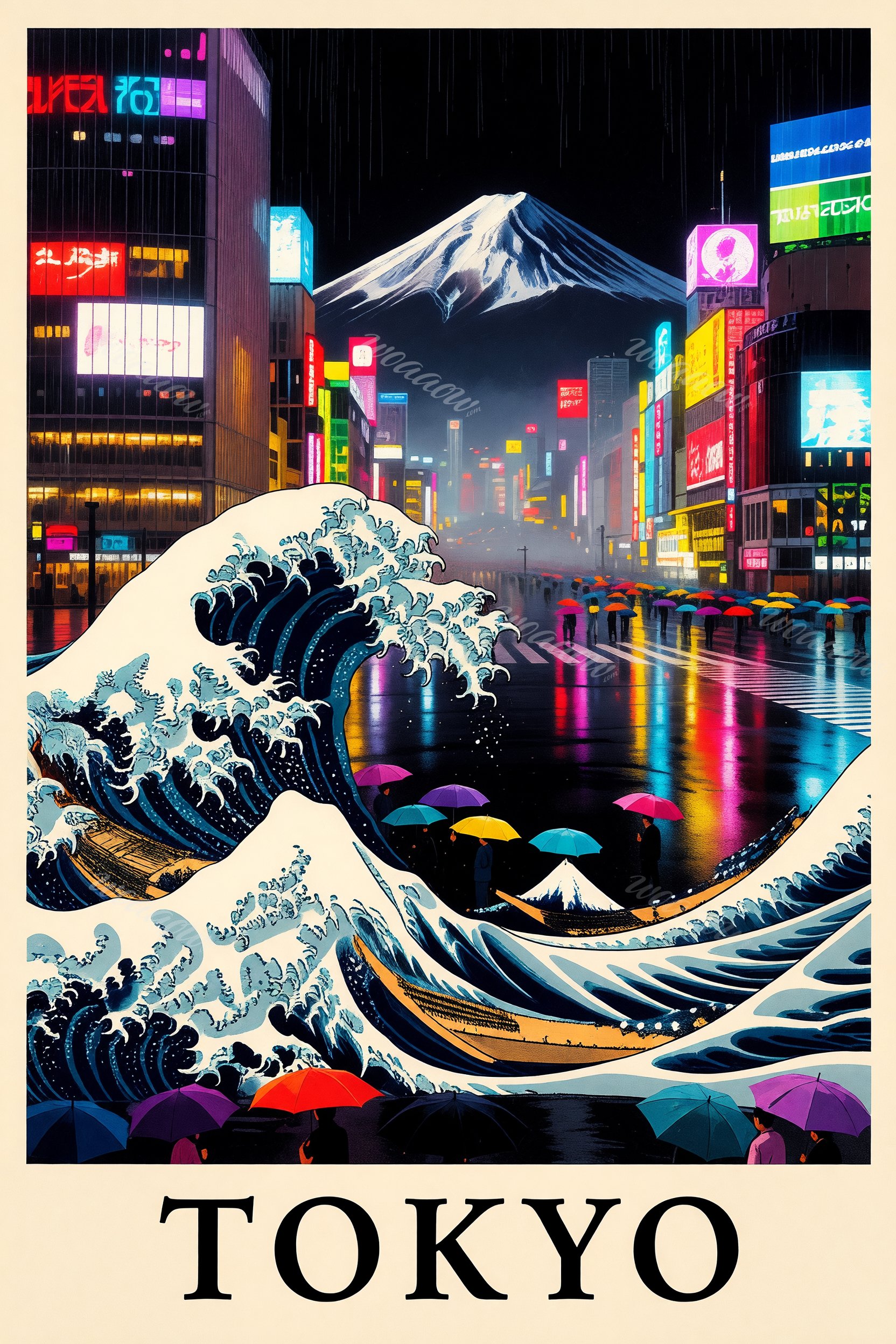 Wave Against the Neon