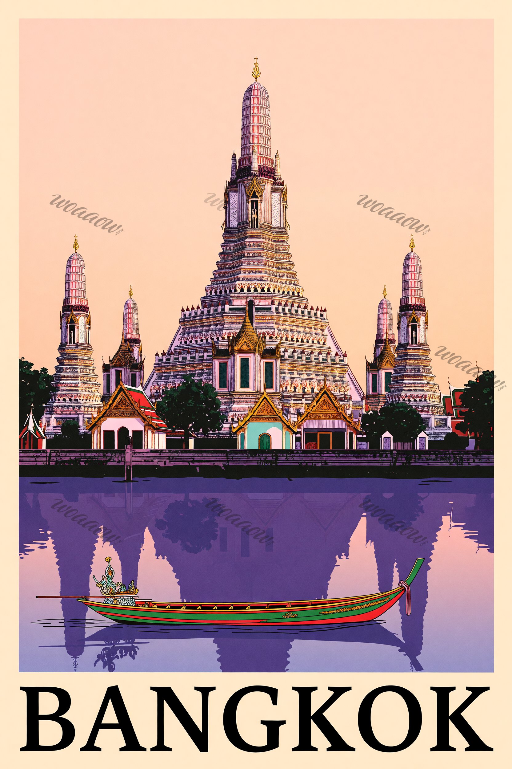 Temple Over Still Water