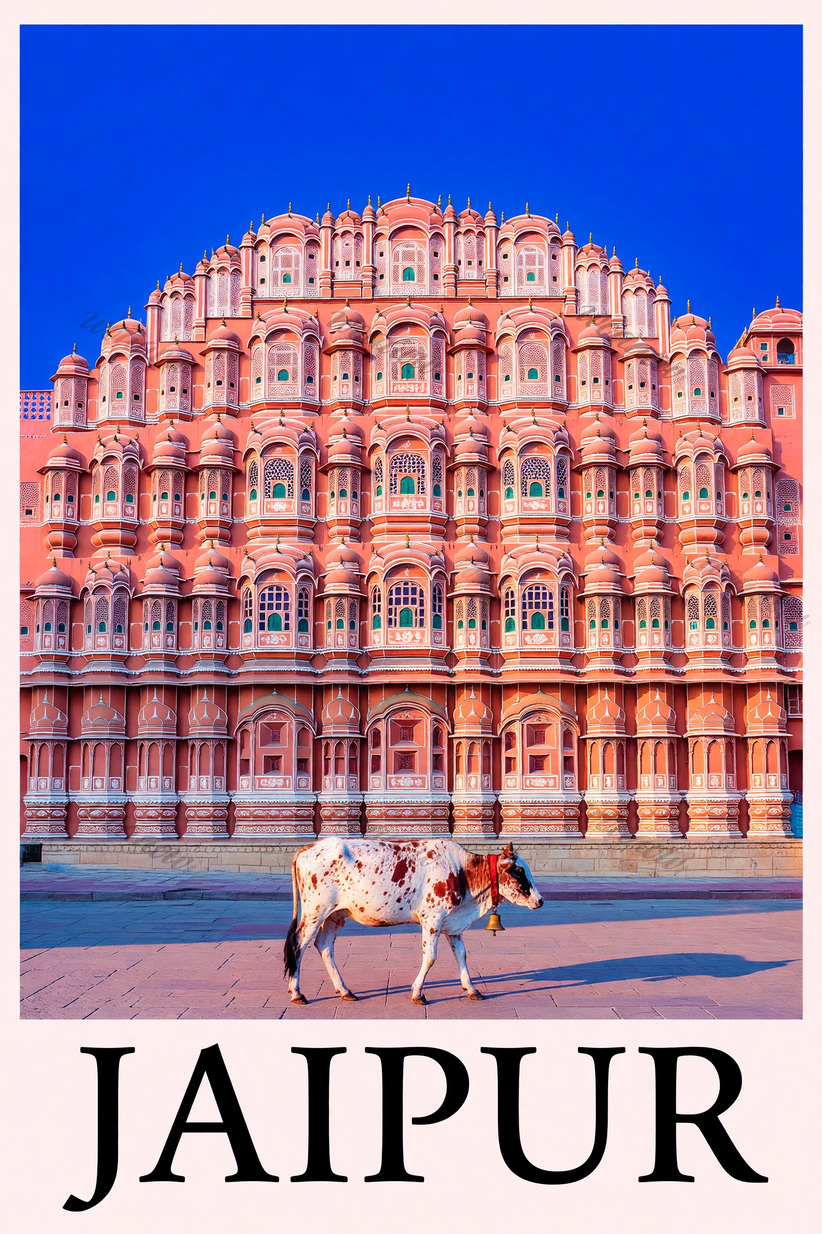 Cow Before the Facade