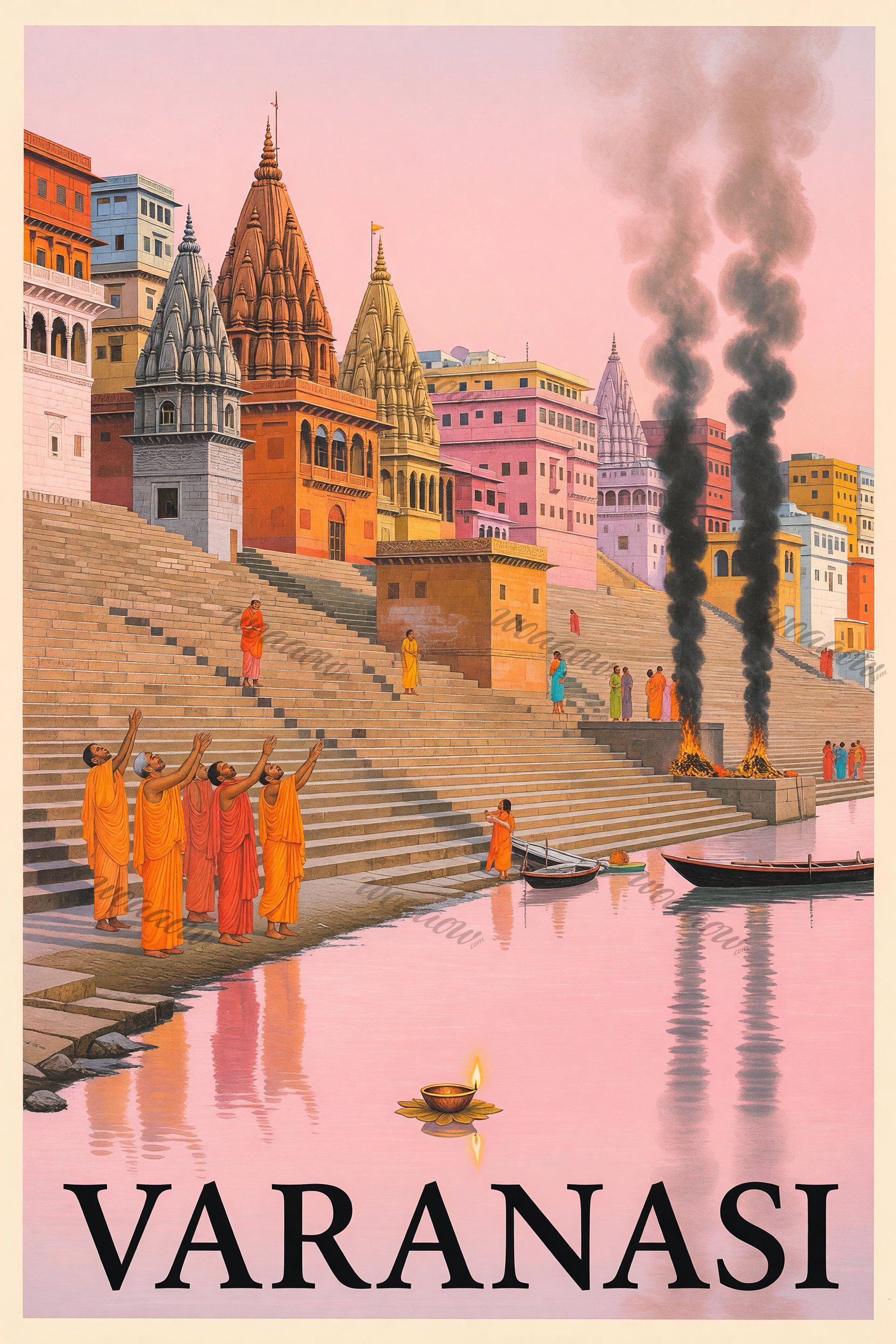 Ghats at the River