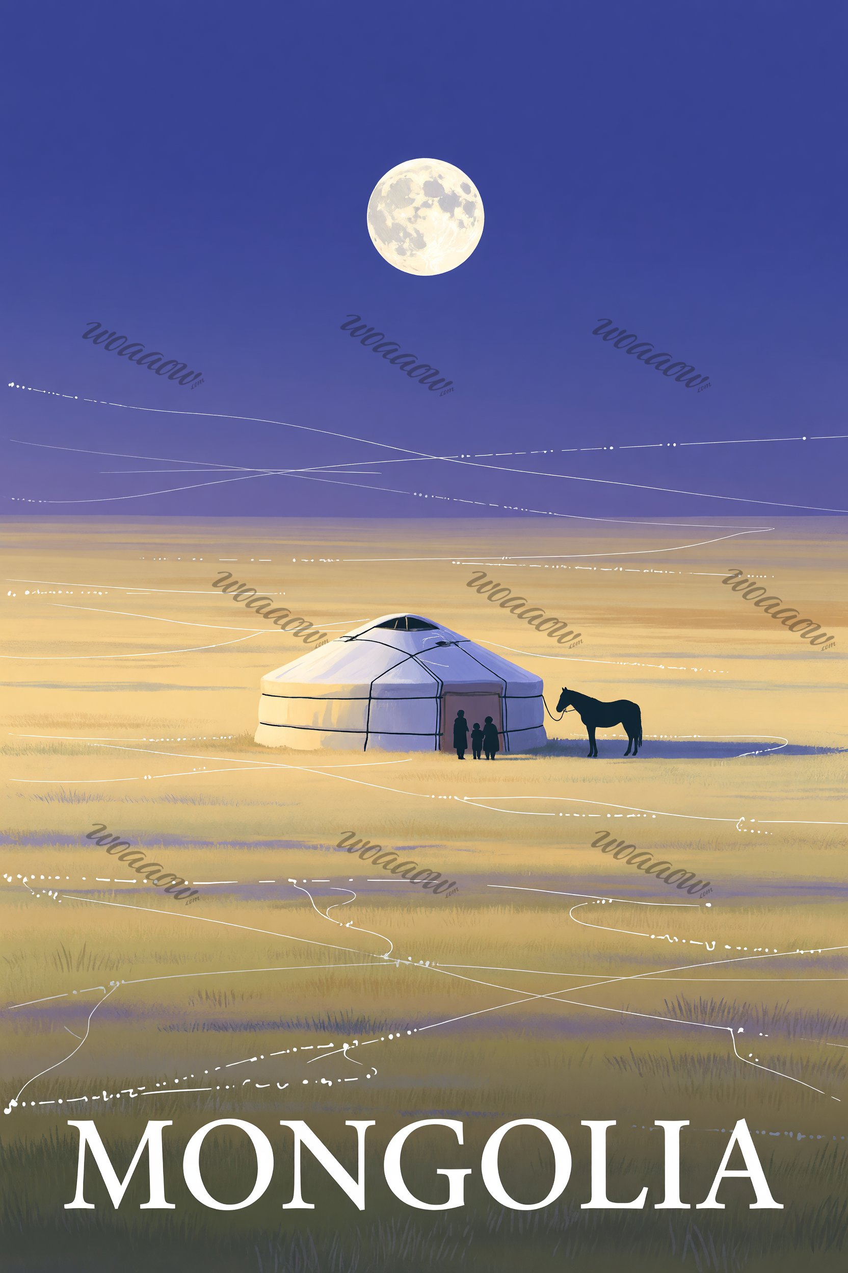 Ger on the Steppe
