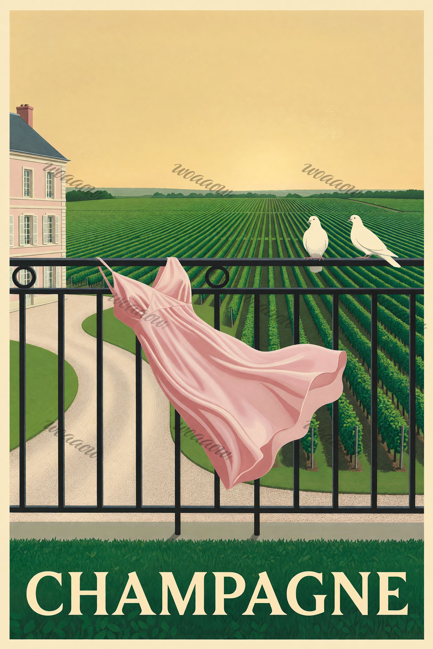 Dress Over the Vines