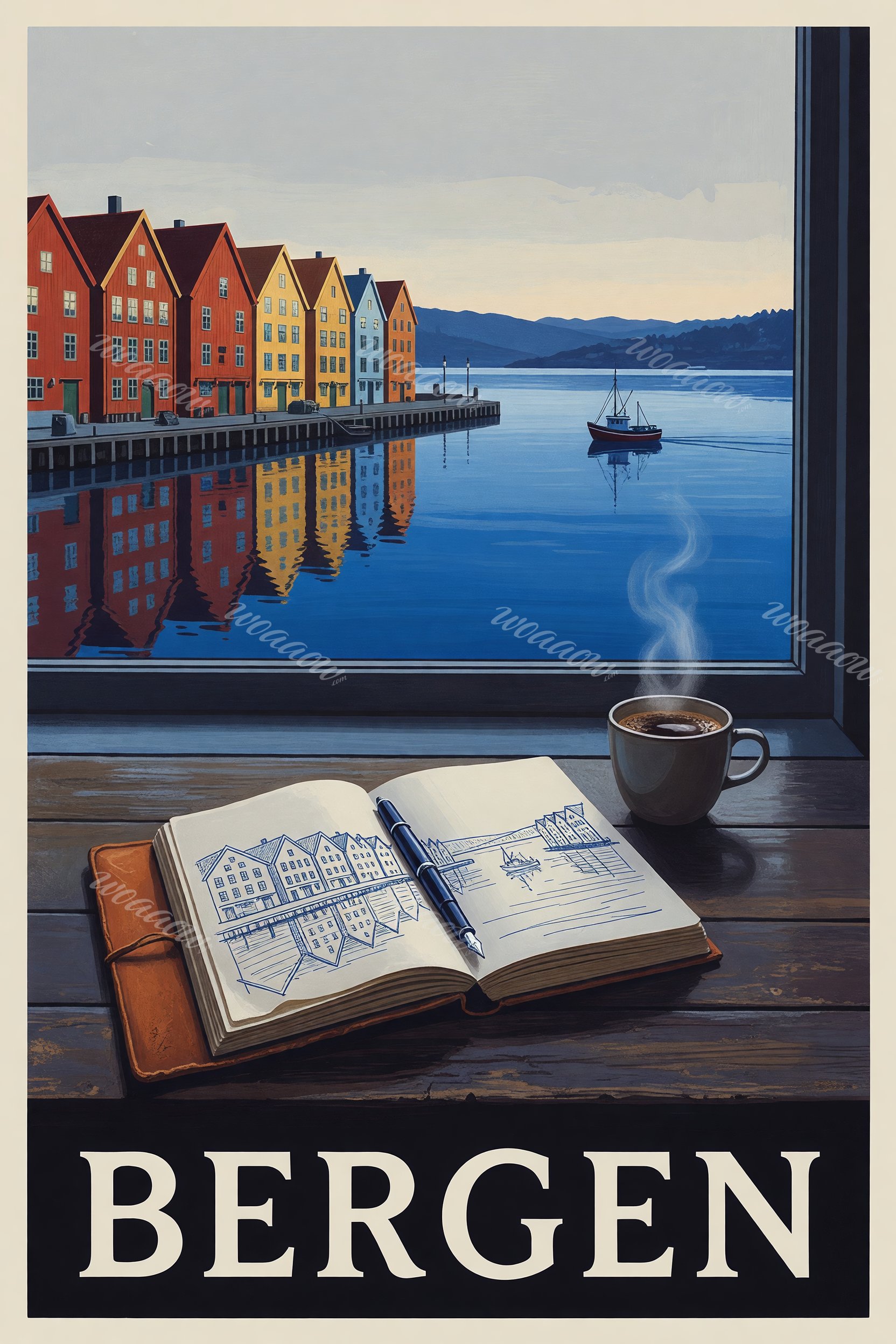 Sketchbook and the Wharf