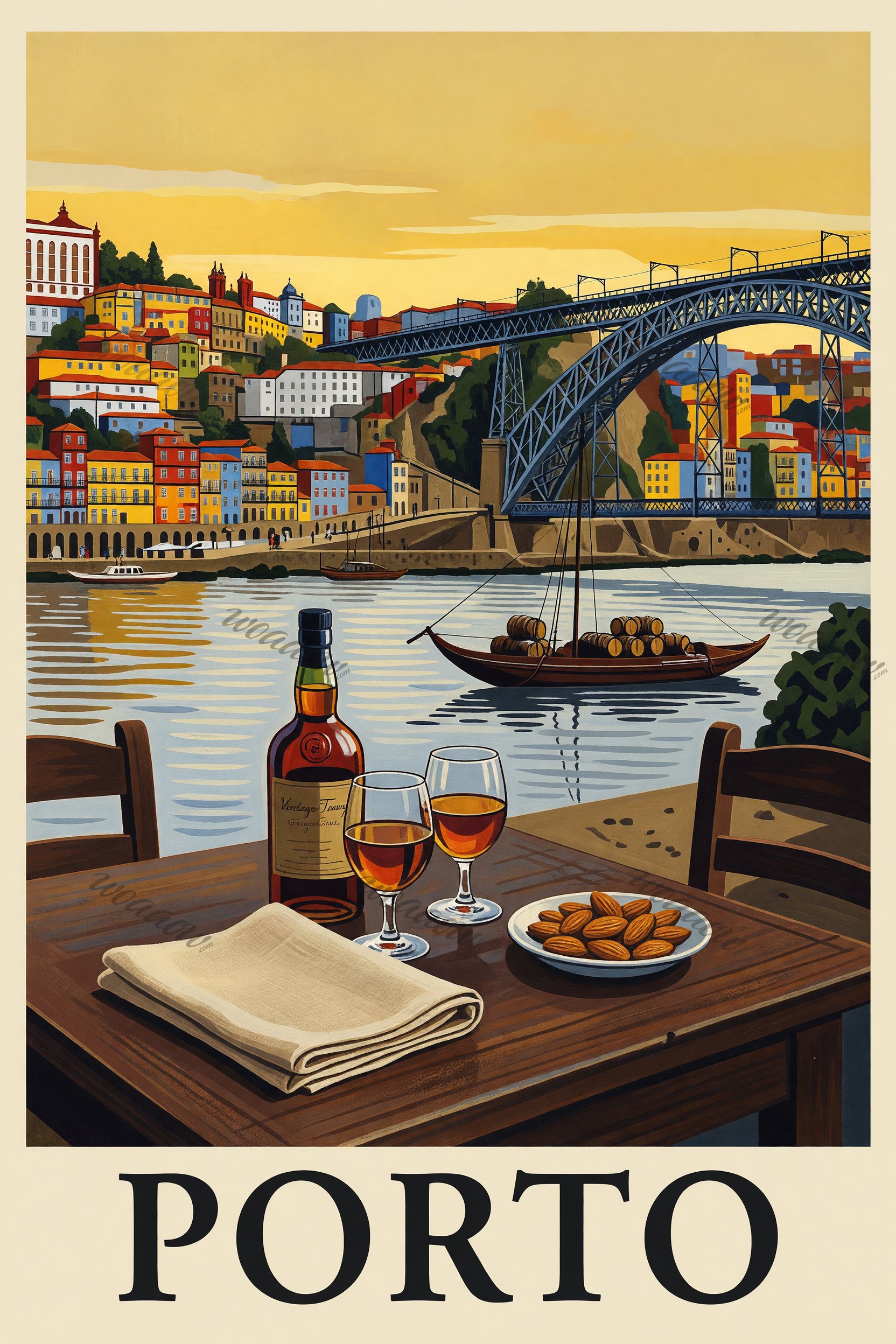 Glasses Toward the Bridge