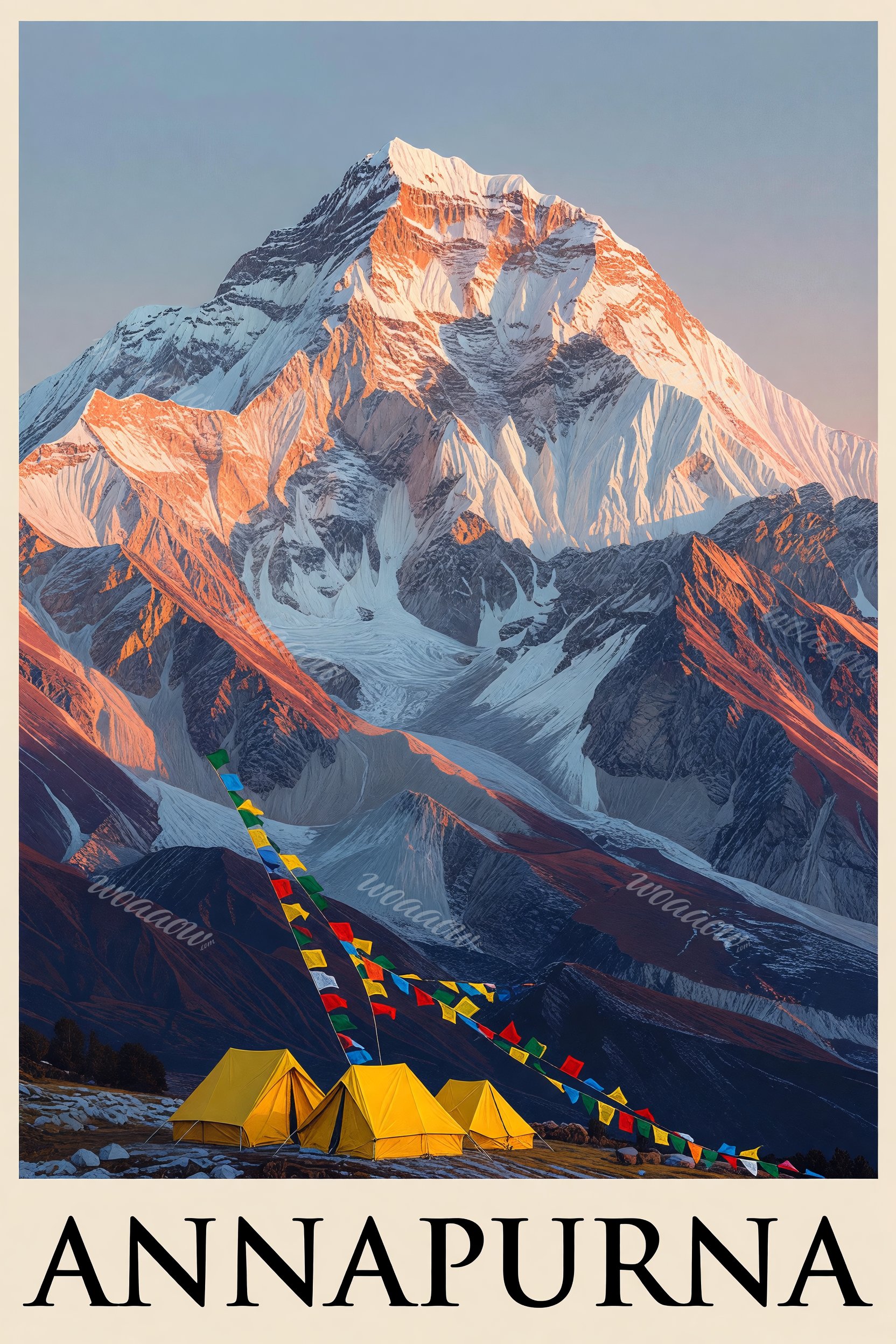 Tents Below the Peak