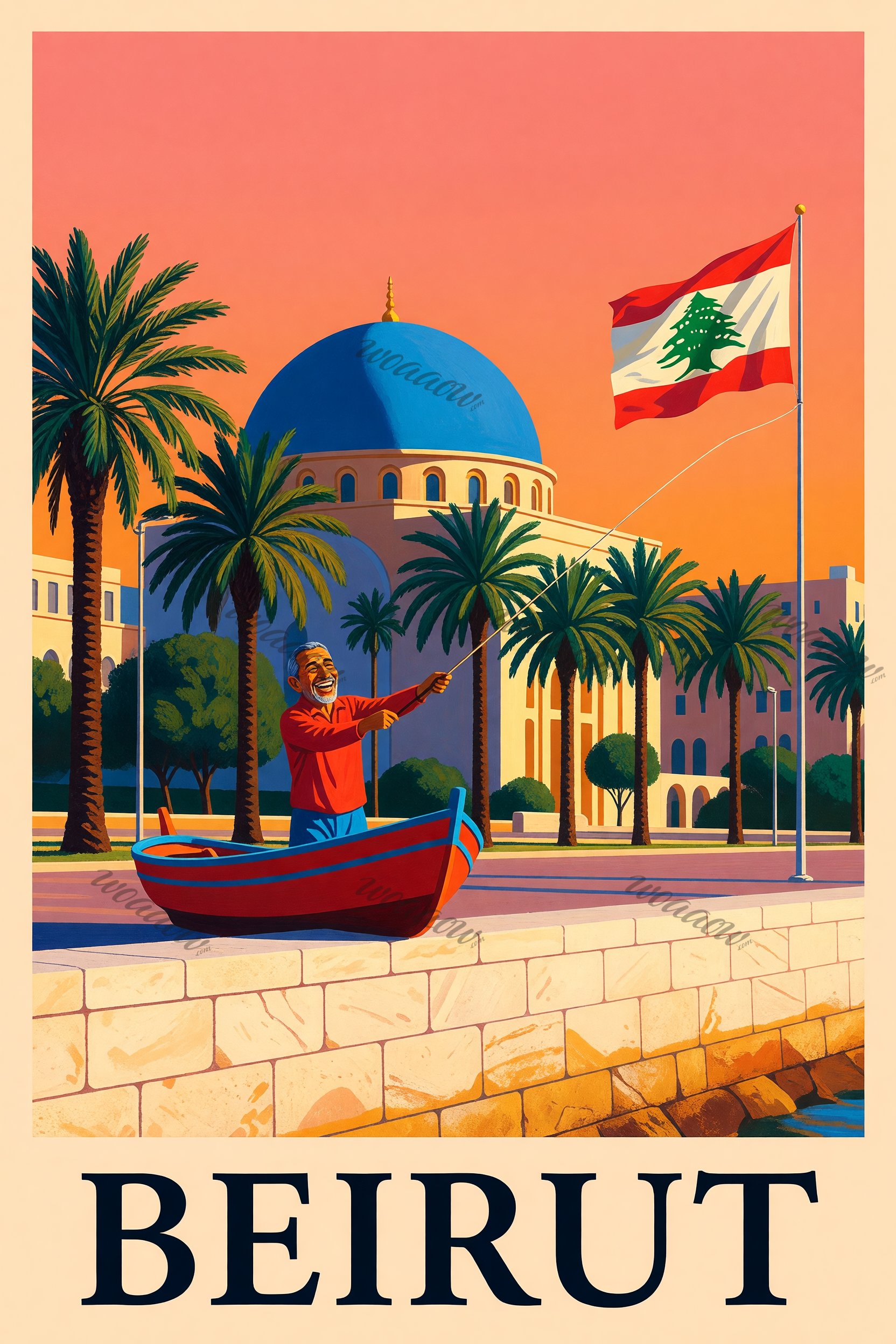 Cedar Flag by the Dome