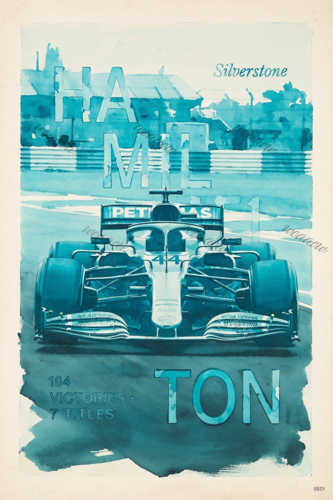 Silverstone Print
