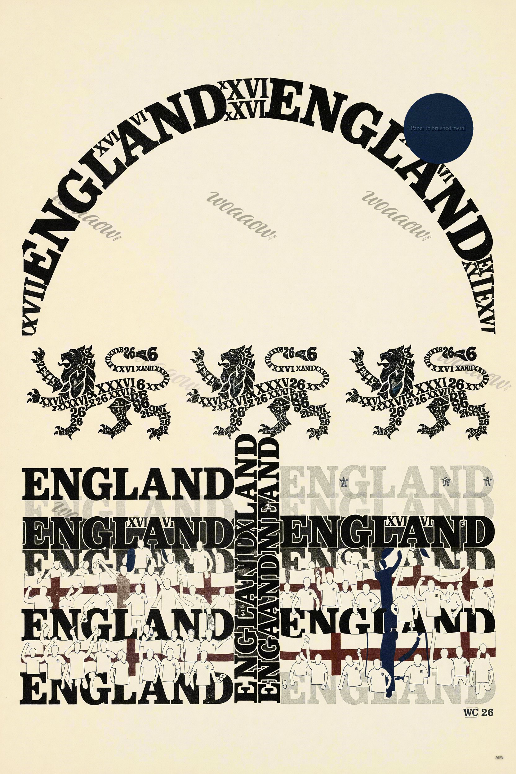Typographic England Shirt