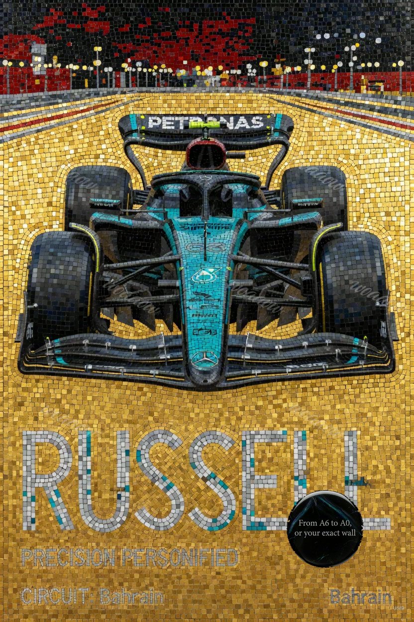 Bahrain Gold Mosaic