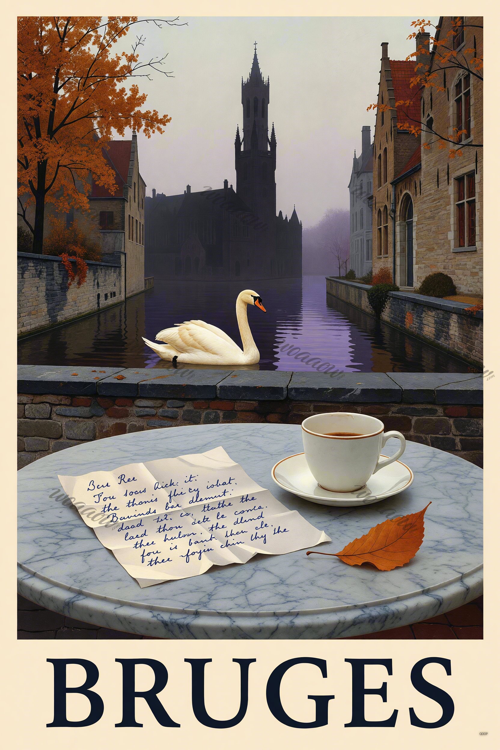 Bruges Autumn Belfry