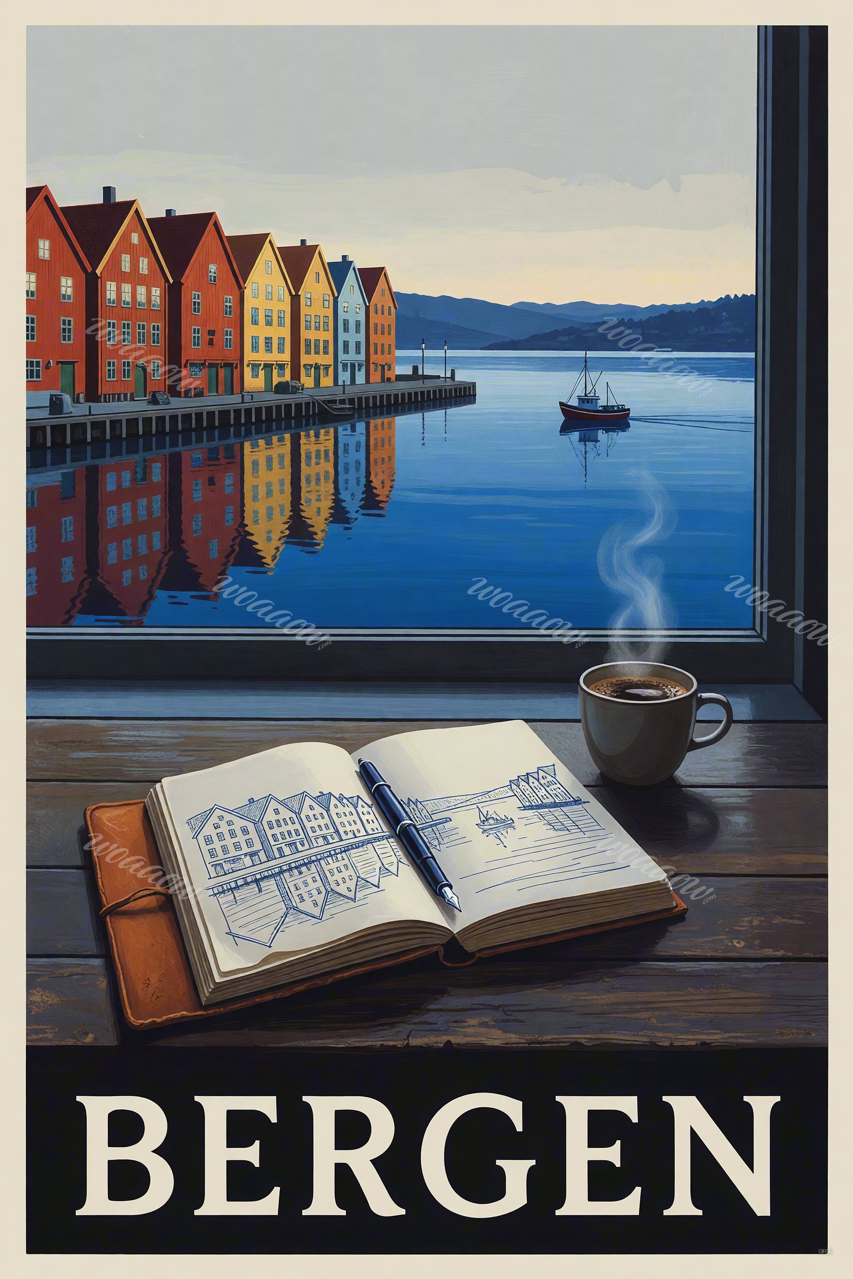 Bergen Harbour Calm