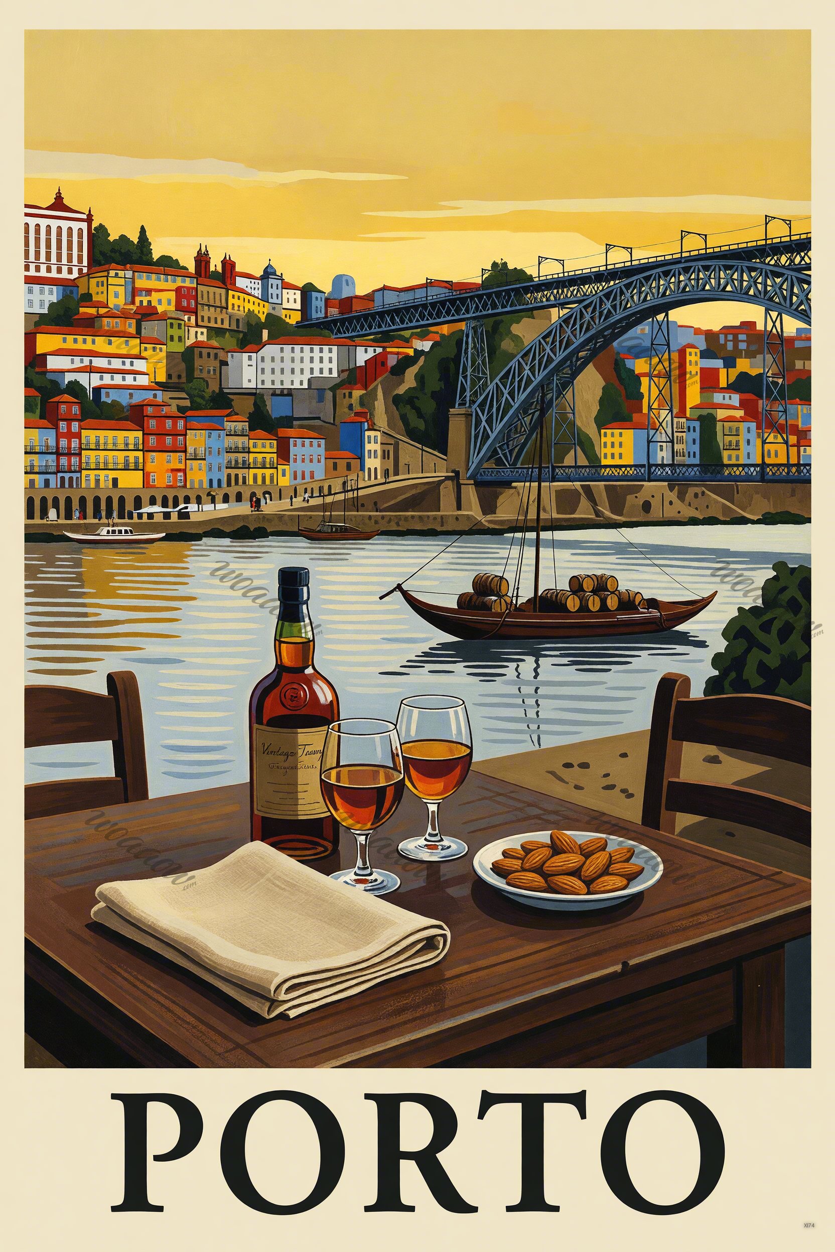 Porto Riverside Evening