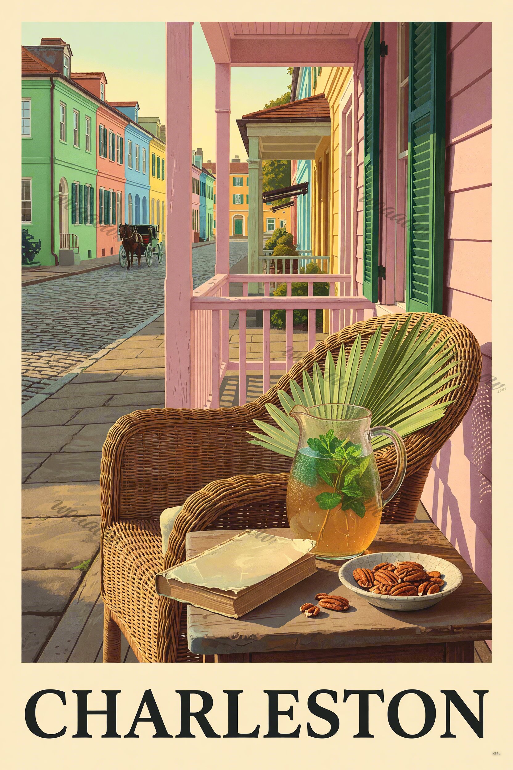 Charleston Porch Afternoon