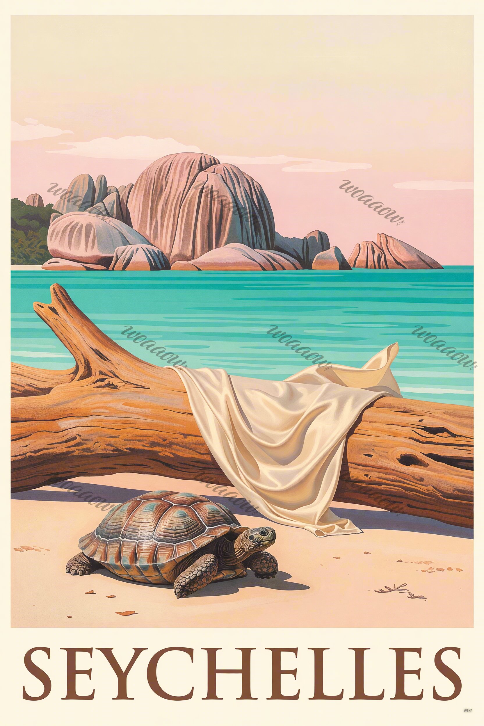 Seychelles Granite Shore