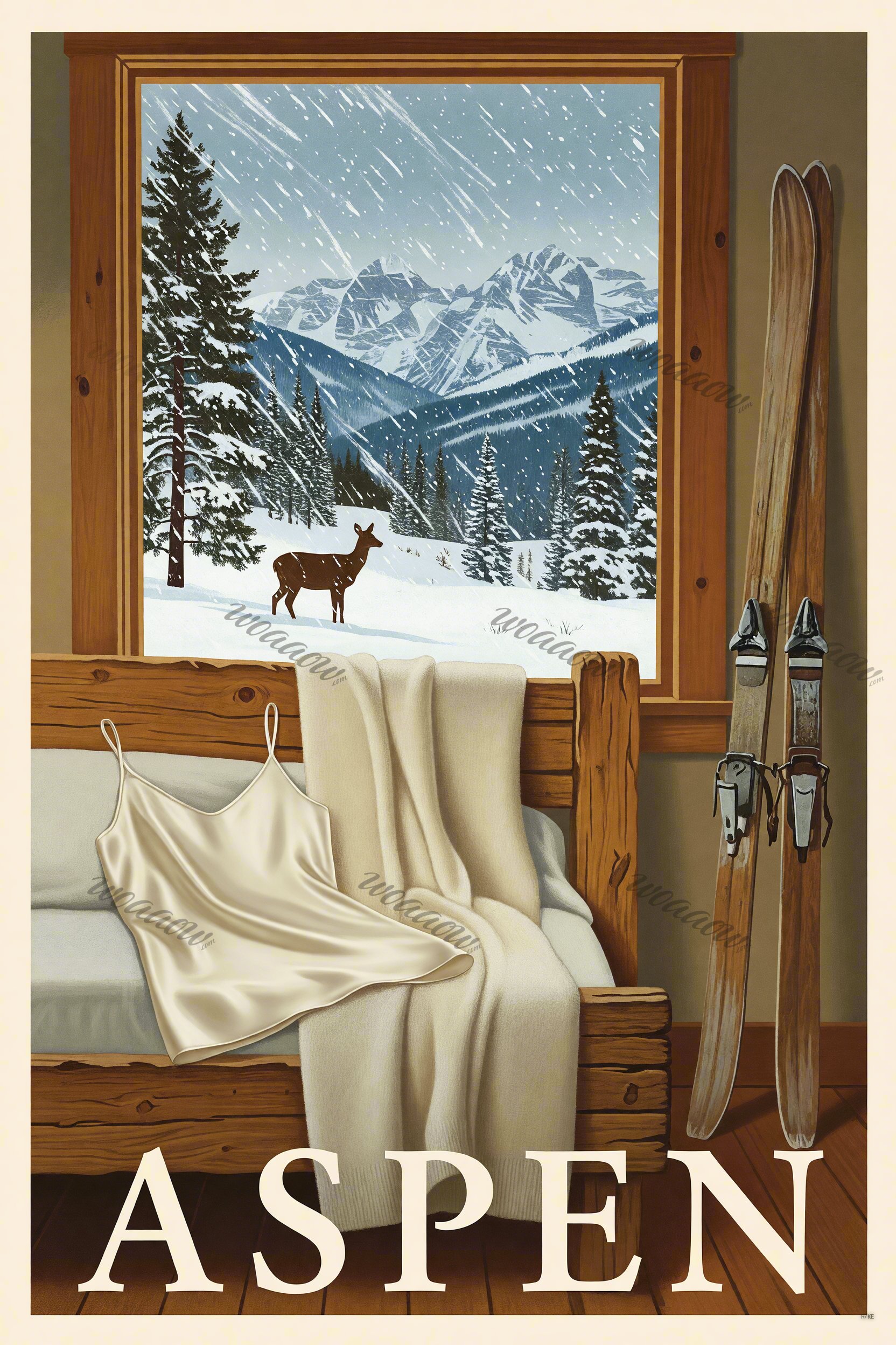 Aspen Cabin Window