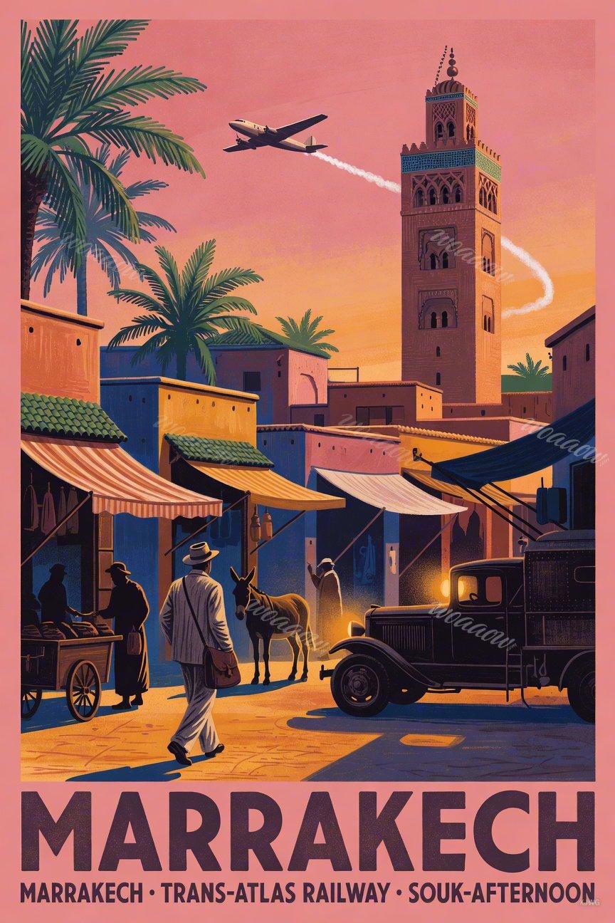 Marrakech Souk Afternoon