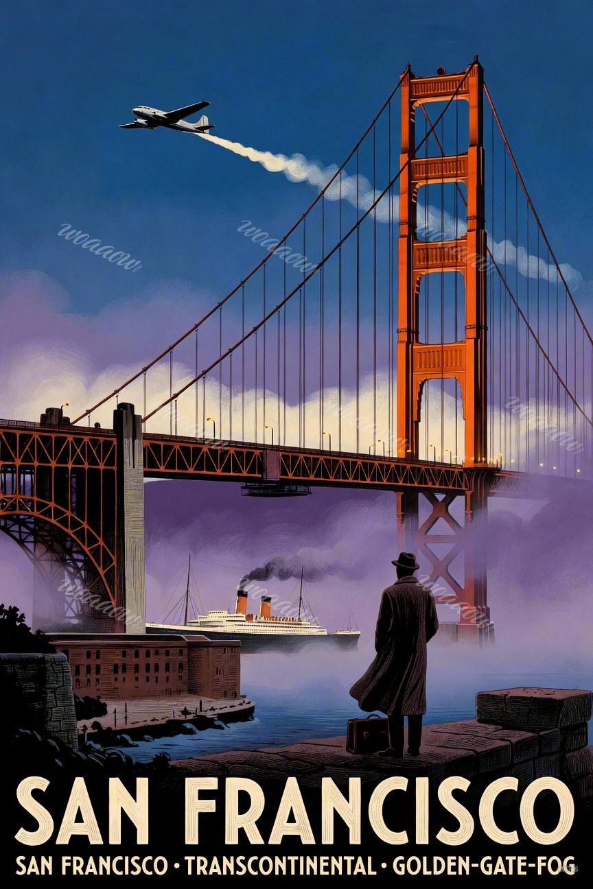 San Francisco Golden Gate Fog