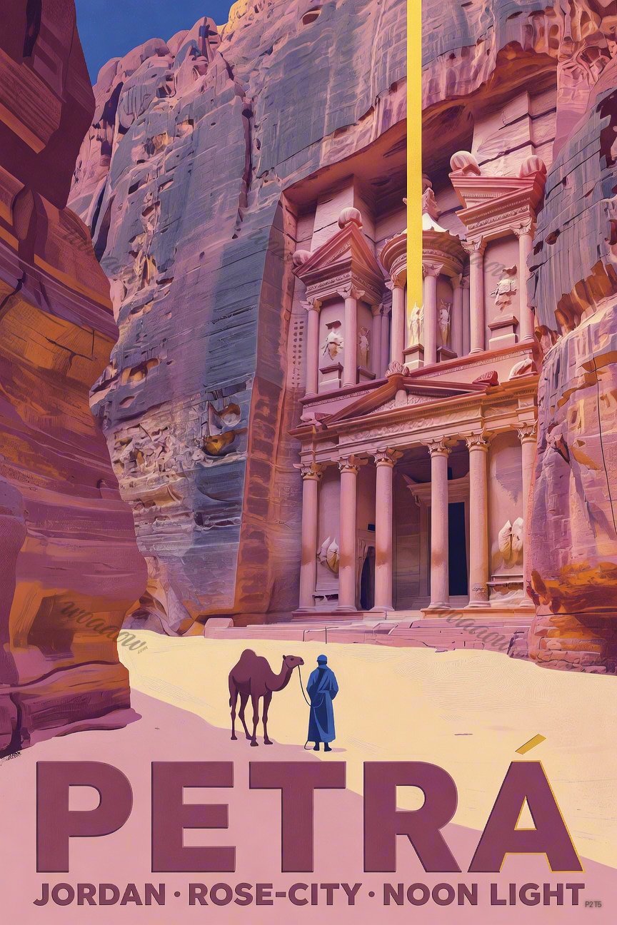 Petra Treasury Noon